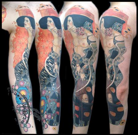 Tattoos - Judith II by Gustav Klimt - 91465